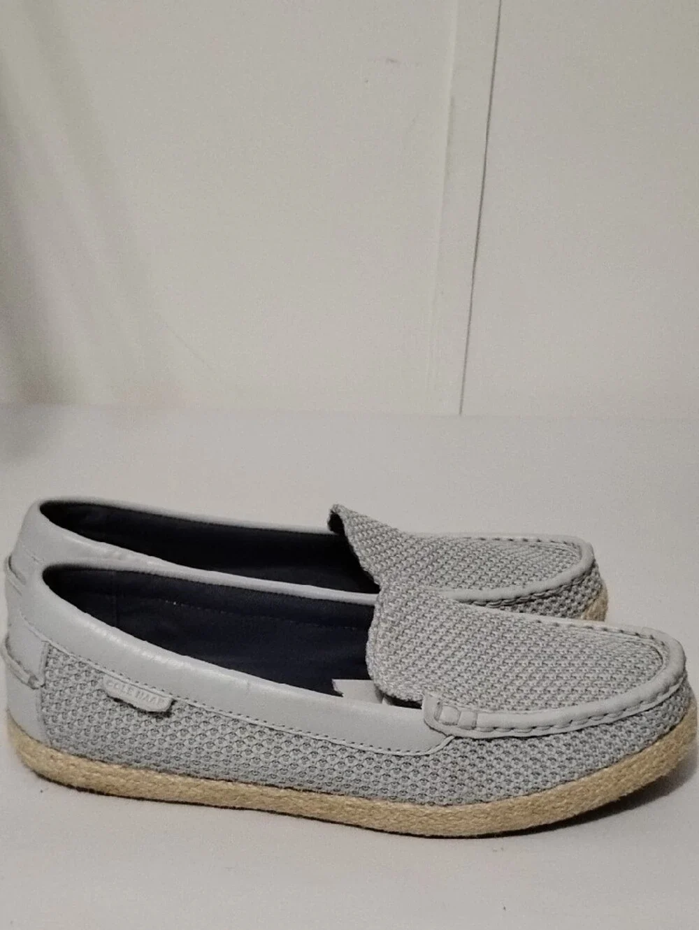 Cole Haan Women’s 8.5 Light Gray Espadrille‎ Slip-Ons